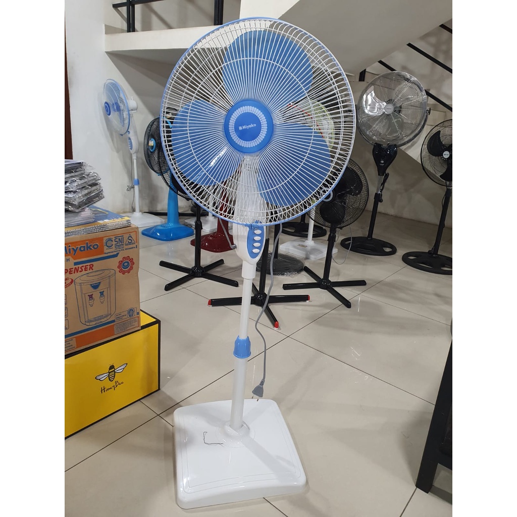 MIYAKO STAND FAN KAKI PETAK KAS-1618KB