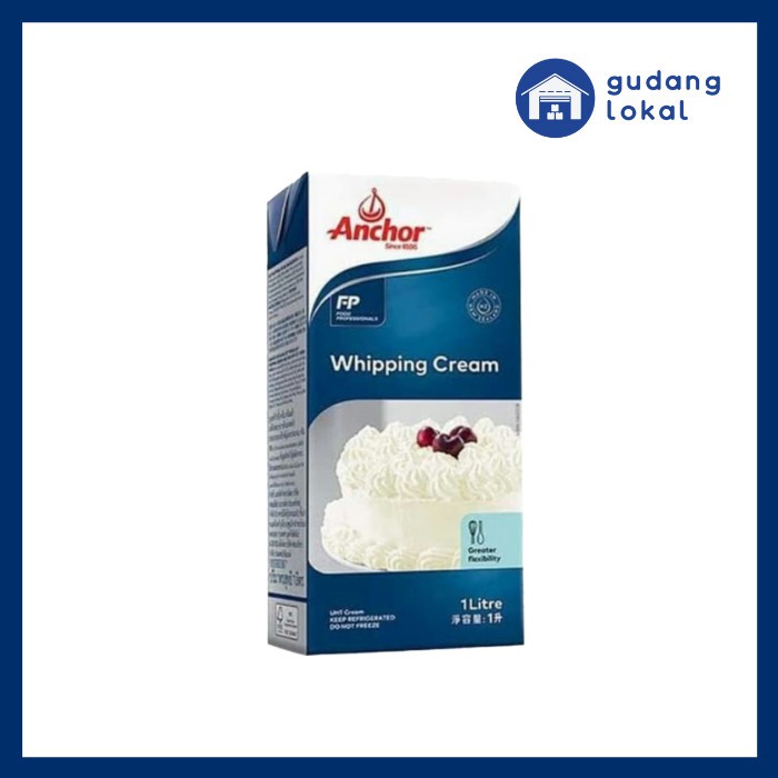 

Anchor Whipping Cream 1 Ltr