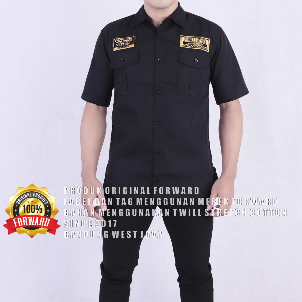 WORKSHIRT SS - SERI KEMEJA PATCH Pendek 3 WARNA/ Baju Kerja Lapangan Nyaman Dipakai BY FORWARD System K1 Lanzclothing