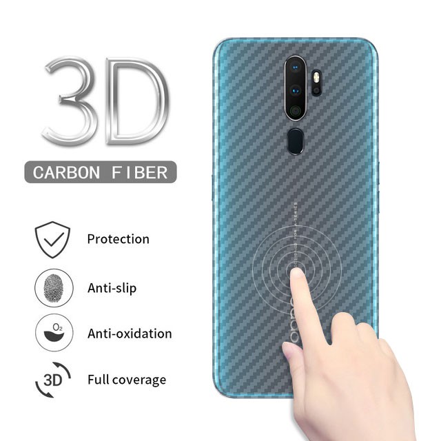 Garskin Carbon 3D Oppo A9 2020 Premium Back Screen Protector