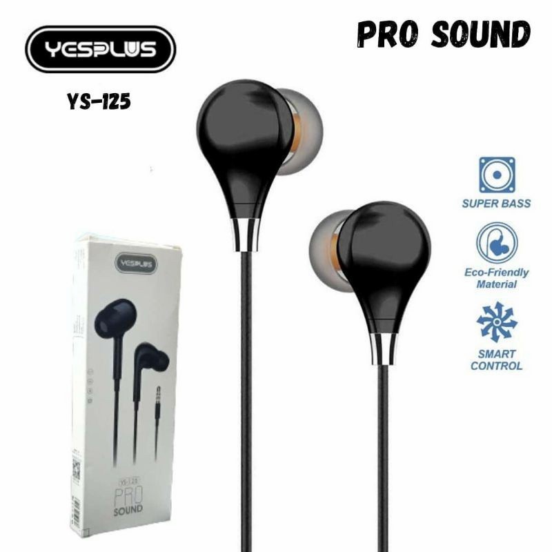 Handsfree Android Hifi Sound Wired 4D YESPLUS YS-125 Headset - YS-125 headset handphone earphone kabel