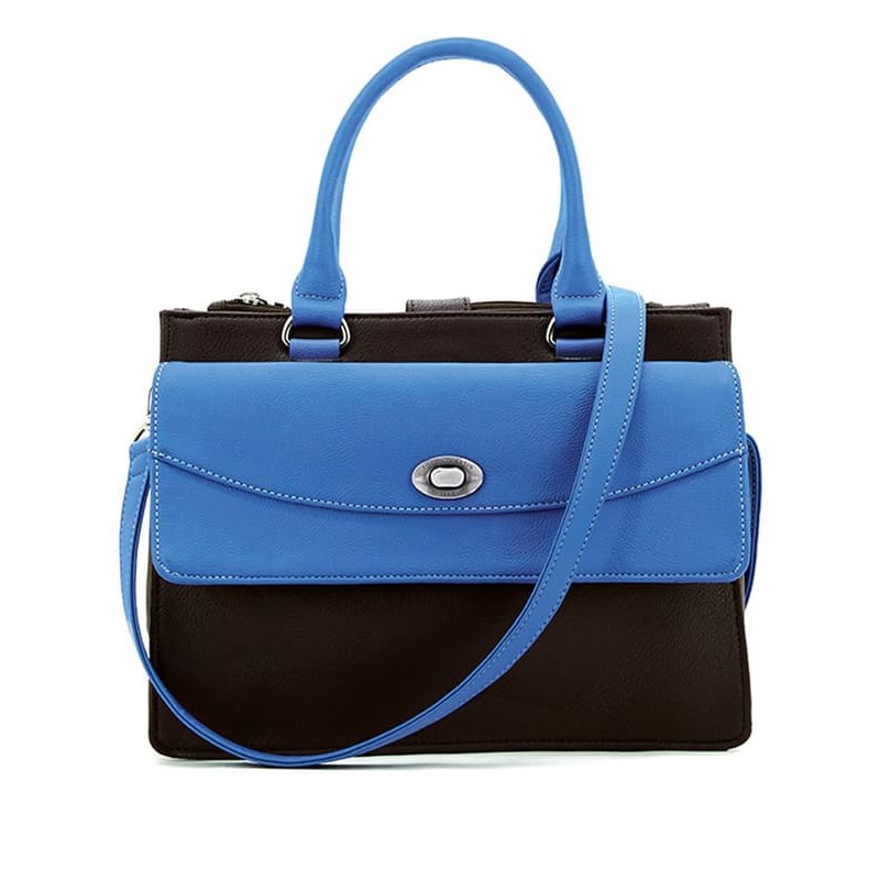 TAS SELEMPANG WANITA BIRU KULIT SINTETIS LETHY T4127M4 ORIGINAL SOPHIE PARIS