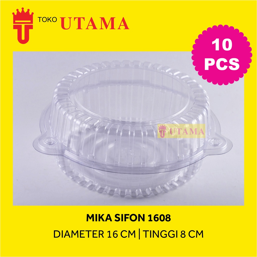 (10pcs) Mika Kue Chiffon Sifon 1608 (D: 16cm)