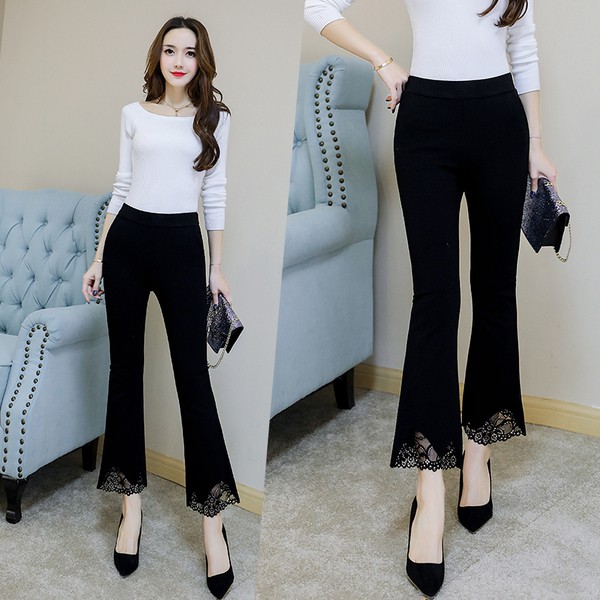 A037 Big Size High Waist Celana  Wanita  Jumbo Baggy  Pants  