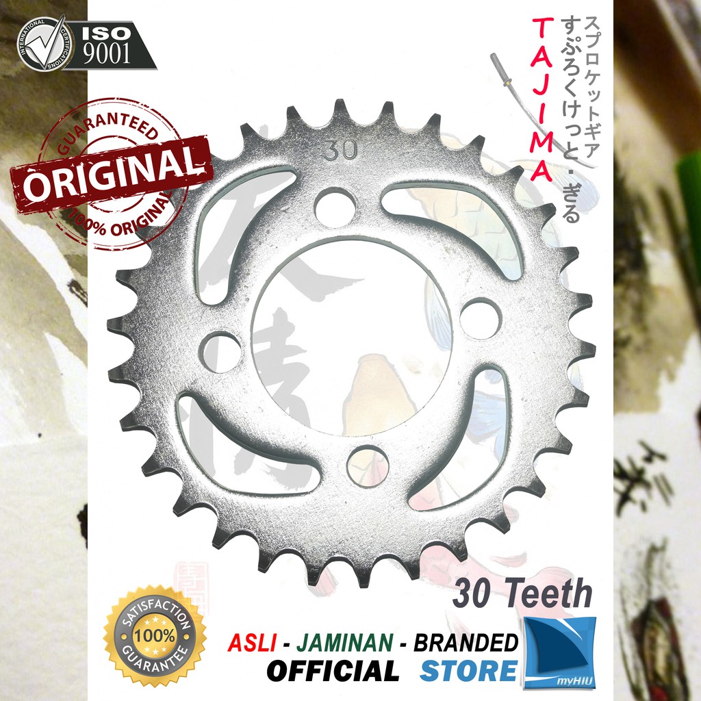 Gigi Tarik 28T ~ 39T KAWASAKI Blitz, ZX 130 Gir Belakang - Rear Sprocket Gear TAJIMA