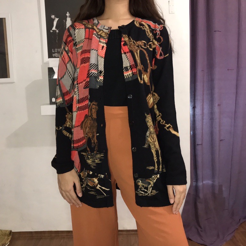 Thrift cardigan preloved outer panjang