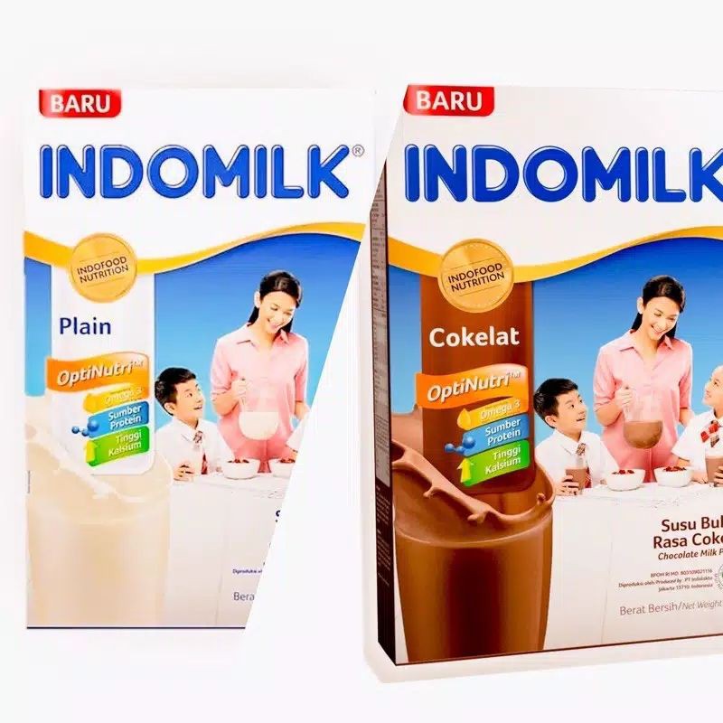 SUSU BUBUK INDOMILK 800GR COKLAT / PLAIN / SUSU BUBUK FULL CREAM INDOMILK