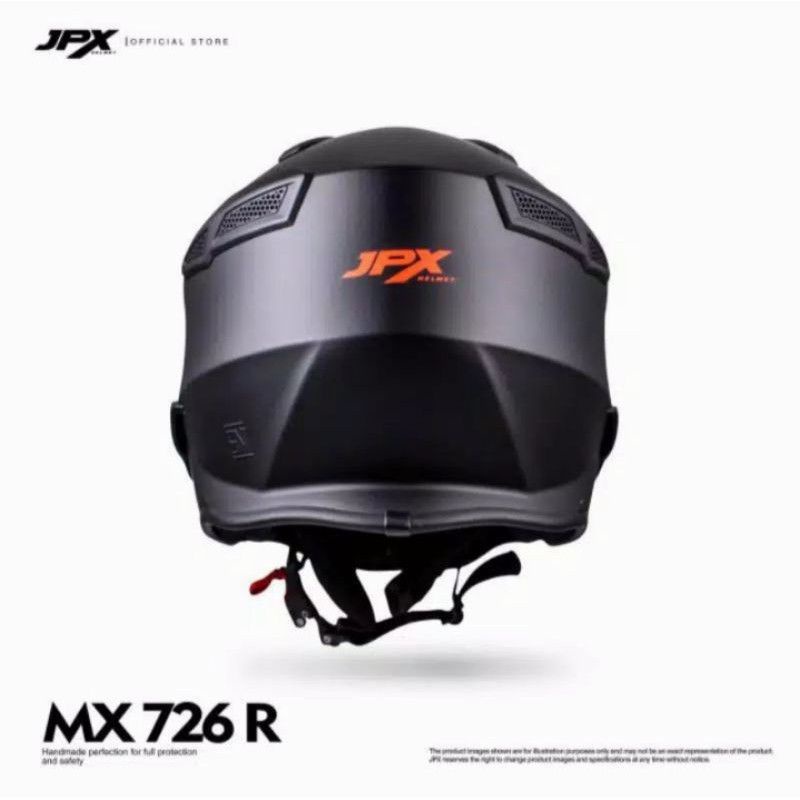 HELM JPX 726R FULL FACE CAKIL DOUBEL VISIOR TERBARU  ORIGINAL SNI