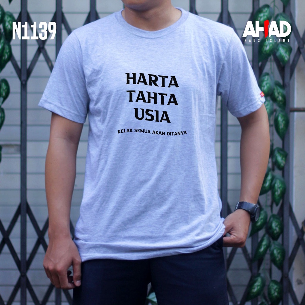 Kaos Islami Ahad - Harta tahta usia N1135