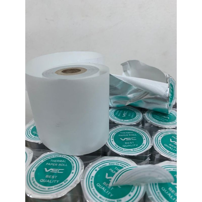 

kertas struk thermal vsc uk. 58 mm x 40 mm. (printher thermal, edc).