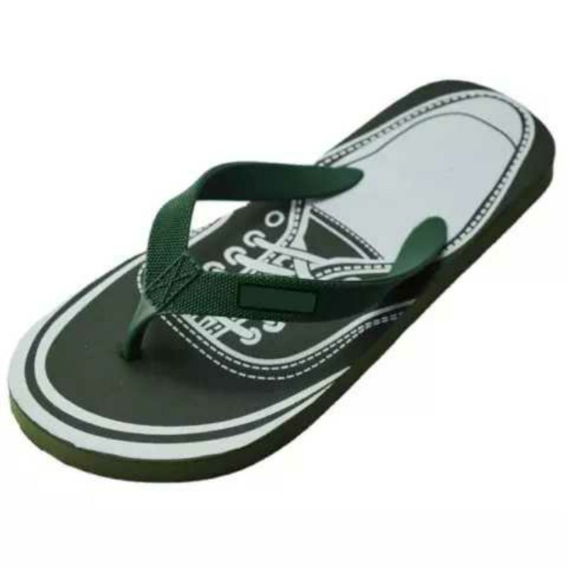 Sandal Pria/Wanita Motif gmbar Tali