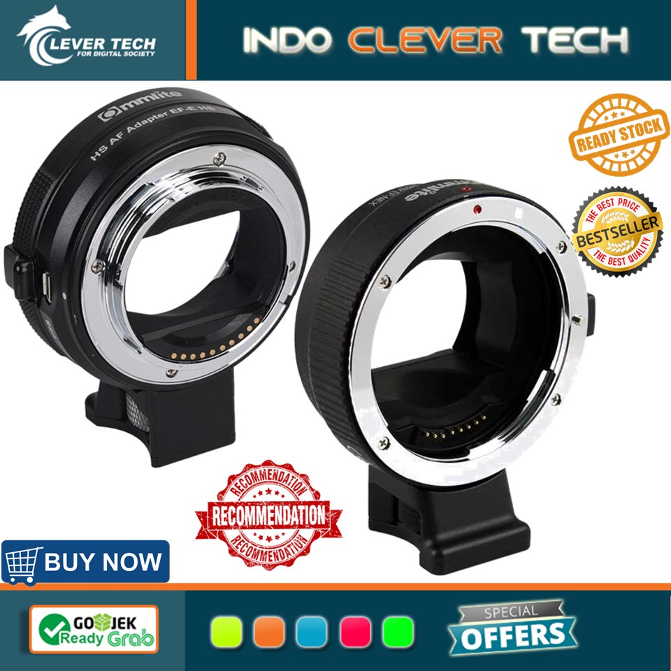 Commlite Auto Focus EF/EF-S Mount Lens to E-Mount Camera Adapter CM-EF-NEX