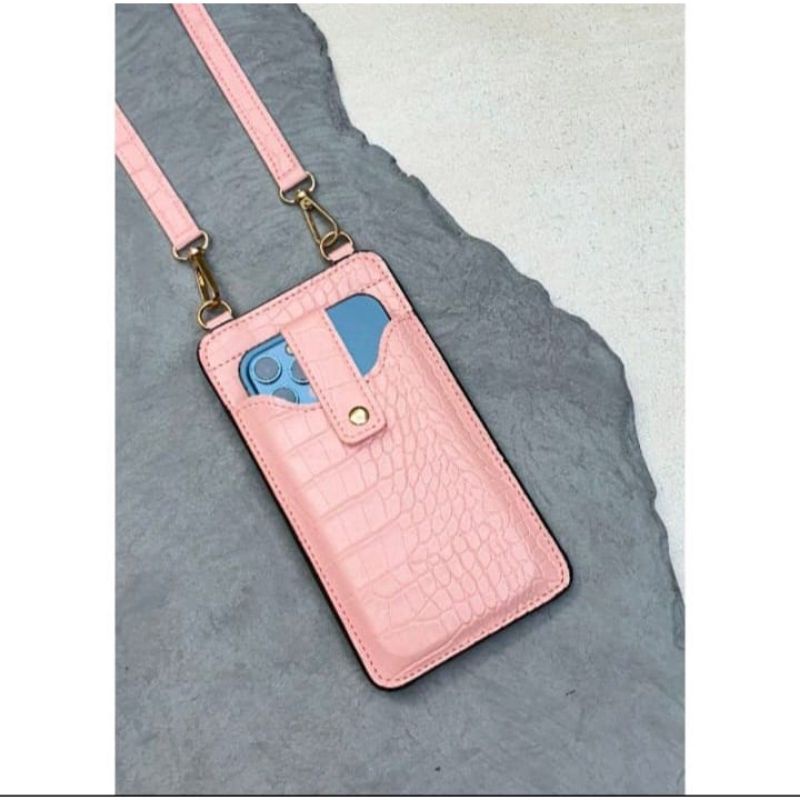 CROCO POCKET-TAS SELEMPANG-DOMPET SLEMPANG-SLING PHONE