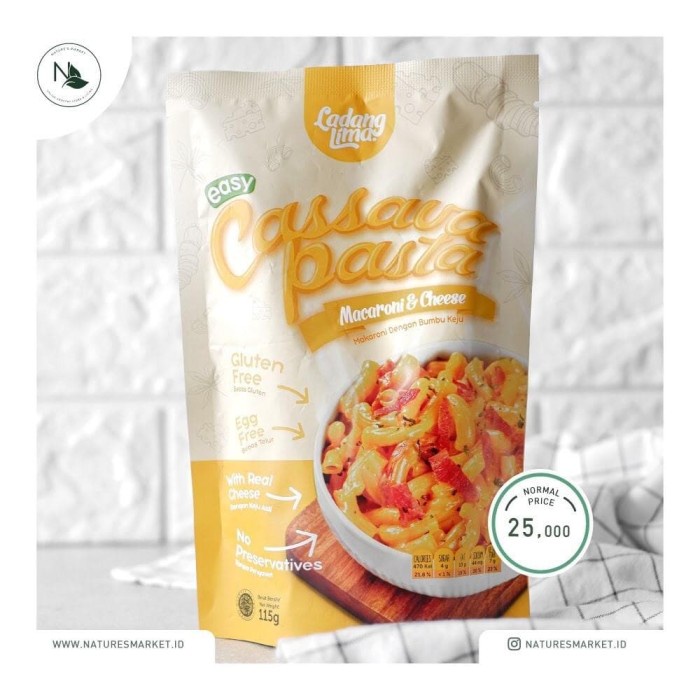 

s574gfd Ladang Lima Cassava Pasta Macaroni And Cheese Ff064151E