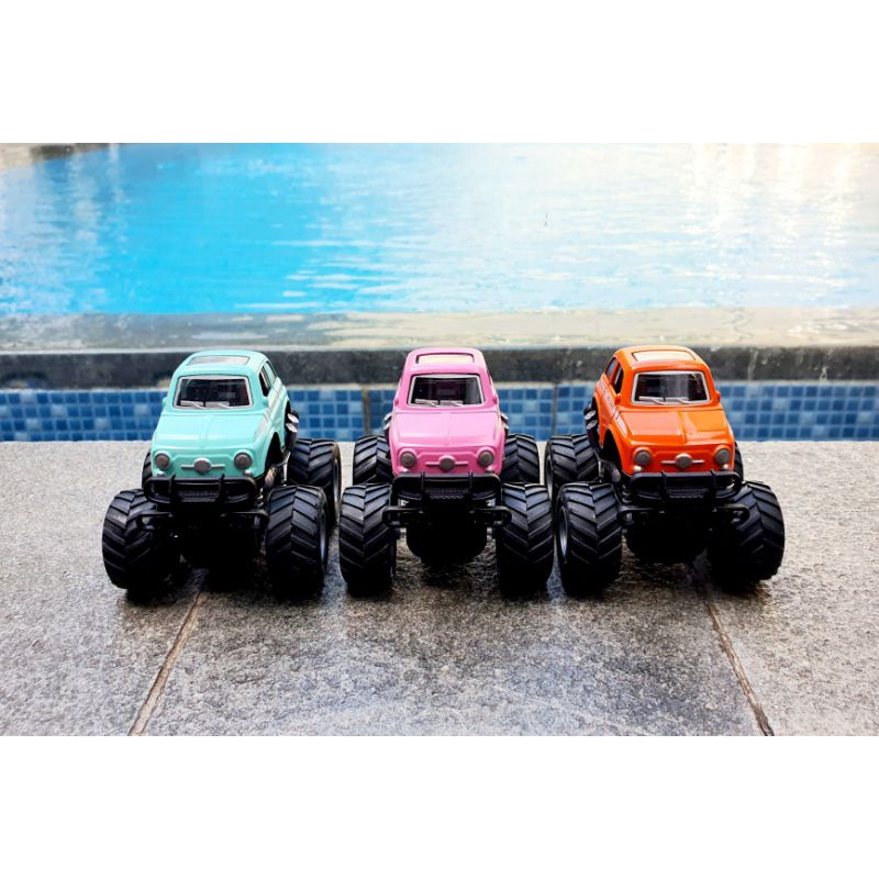 Mainan Mobil Jip Off Road 4 Drive Inertial Bigfoot JEEP Monster Truck Miniatur Diecast Mobil Mobilan