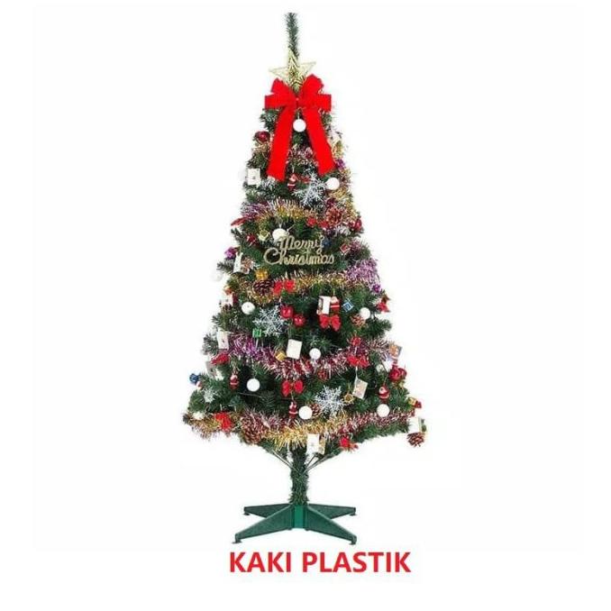 

[PROMO SPESIAL] DT.SHOP.MEDAN POHON NATAL 1.8 M KAKI PLASTIK [ FREE HIASAN SEADANYA]