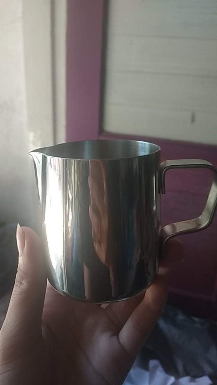 One Two Cups Gelas Pitcher Kopi Espresso Latte Art - J068