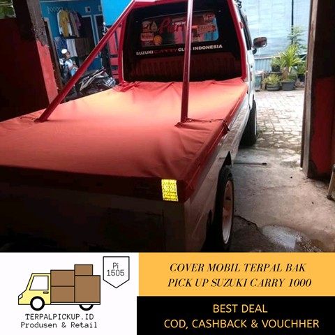 #1 Cover Mobil Terpal Tutup Bak Mobil Pick Up Suzuki Carry 1000