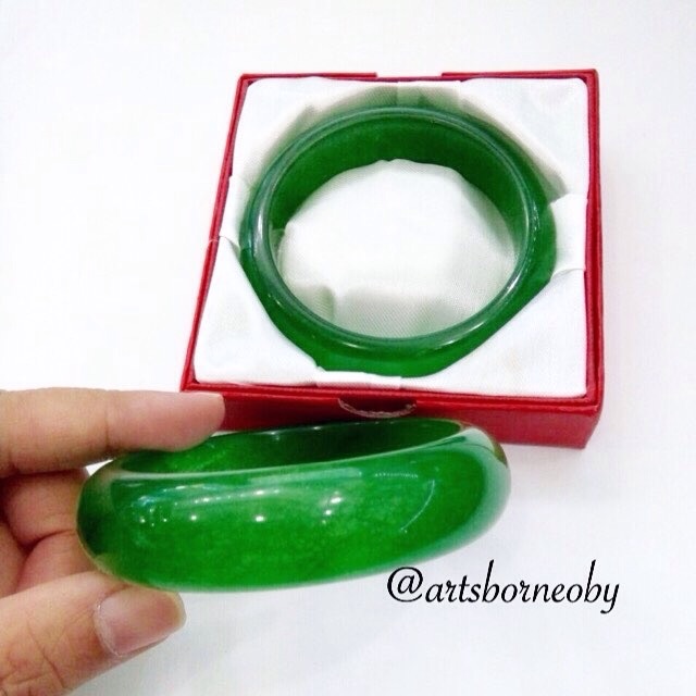 GELANG BATU GIOK ASLI