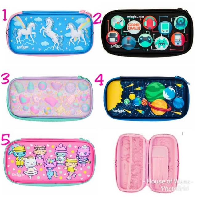 

SMIGGLE WONDEROUS HARDTOP PENCIL CASE - TEMPAT PENSIL SMIGGLE