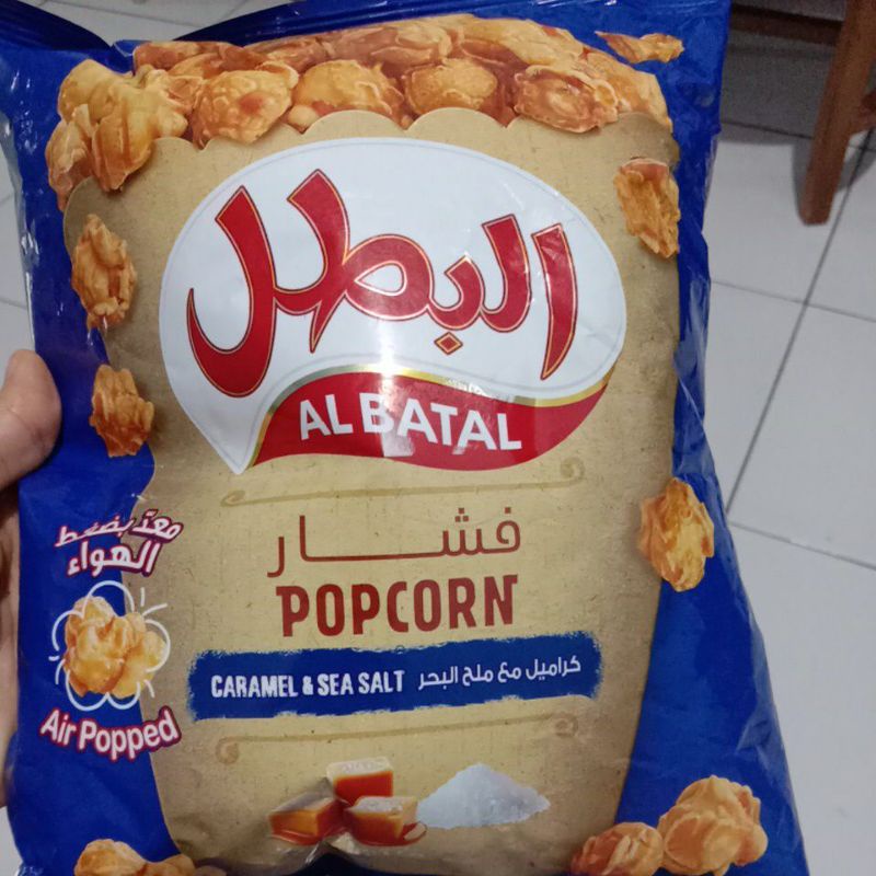al batal popcorn caramel & sea salt #jastipjeddah