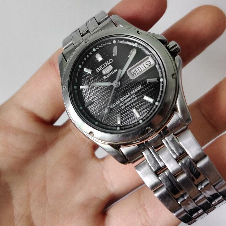 Seiko 5 Superior SKZ159K1 Jam Tangan Pria Original SKZ159 Stainless Automatic