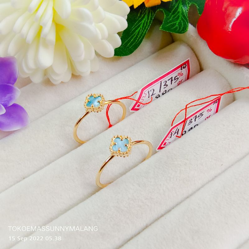 GELANG/CINCIN VANCLEEF 375% EMAS ASLI