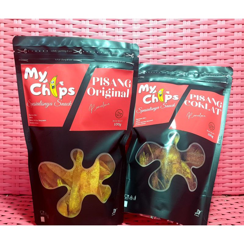 

Keripik Pisang coklat dan original