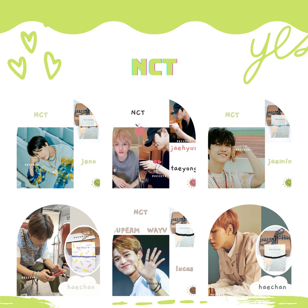 NCT BRACELET 4 | GELANG KPOP JENO JAEHYUN TAEYONG JAEMIN HAECHAN LUCAS NCT