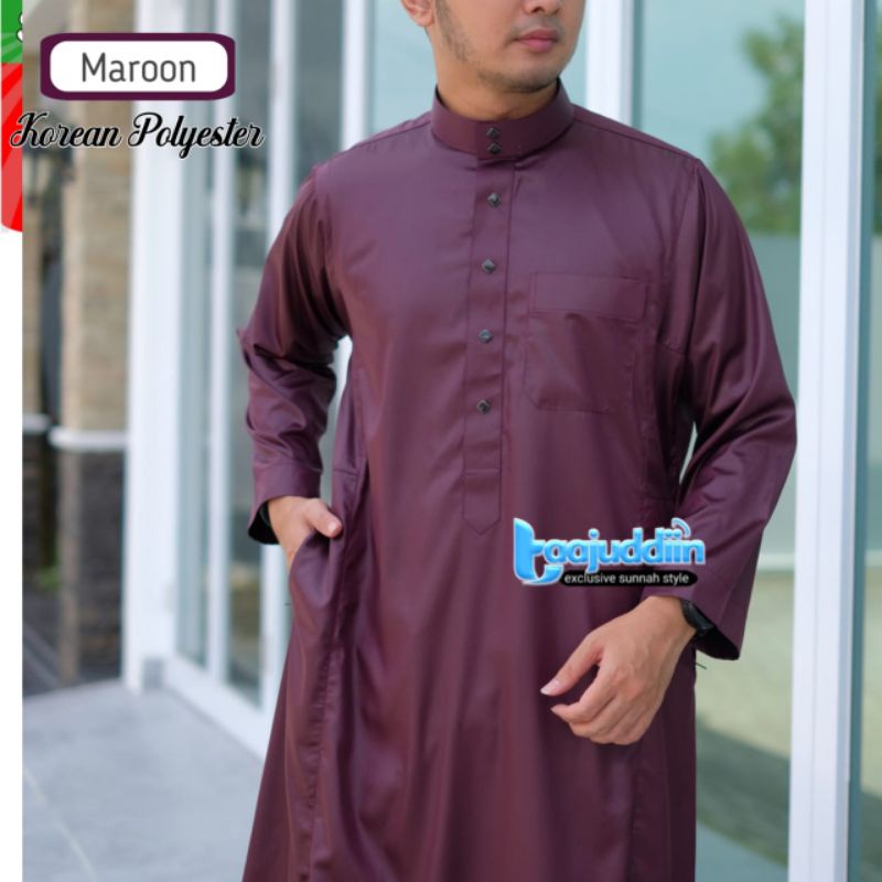 JUBAH STYLE ALHAROMAIN POLYSTER ✅