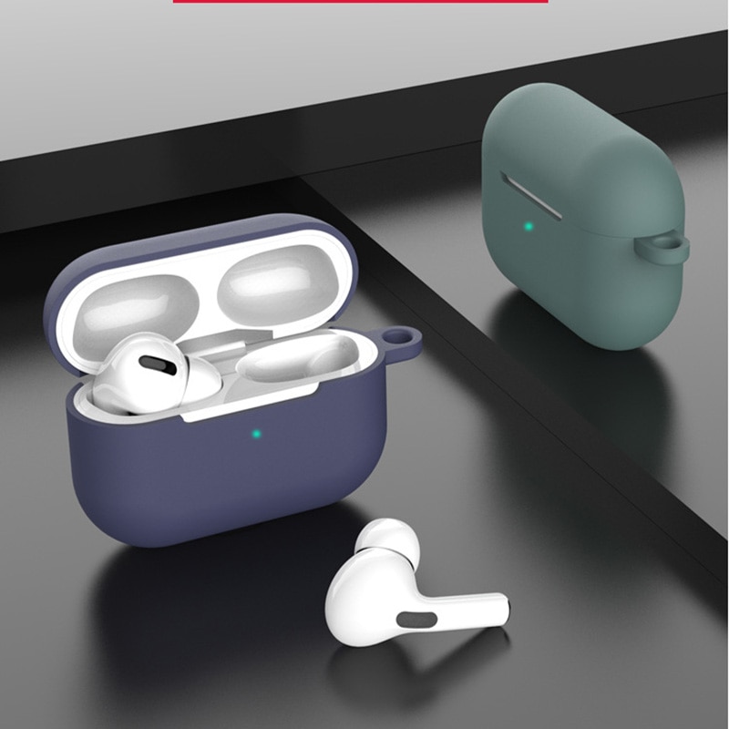 Liquid Soft Silicone Case For Airpods Pro Case Wireless Bluetooth Case for airpod 3 2019 Case Cover Air Pods 3 Fundas Capa Coque