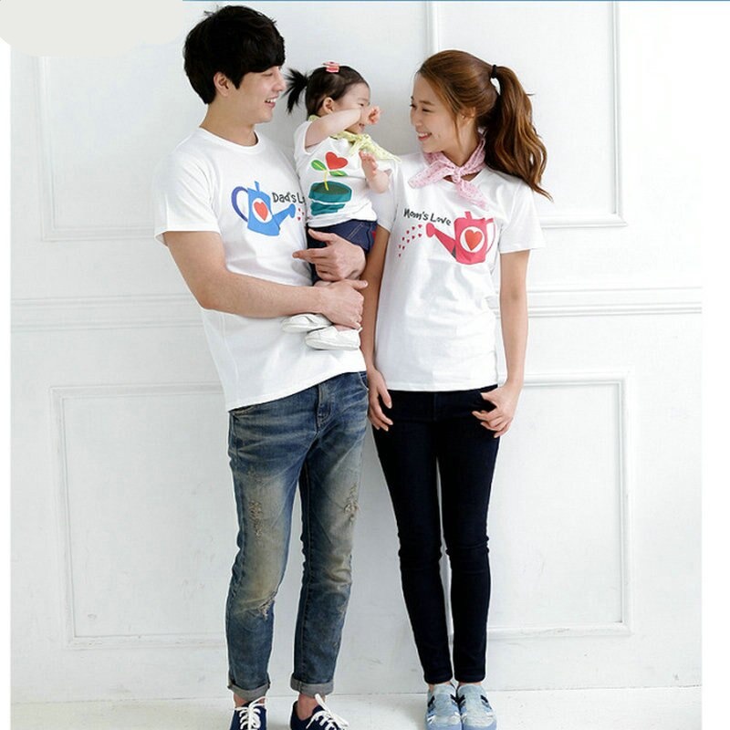 MYSTIQUE.ID-BAJU KAOS FAMILY WATERING THE PLANTS T-SHIRT LUCU DAN AESTHETIC