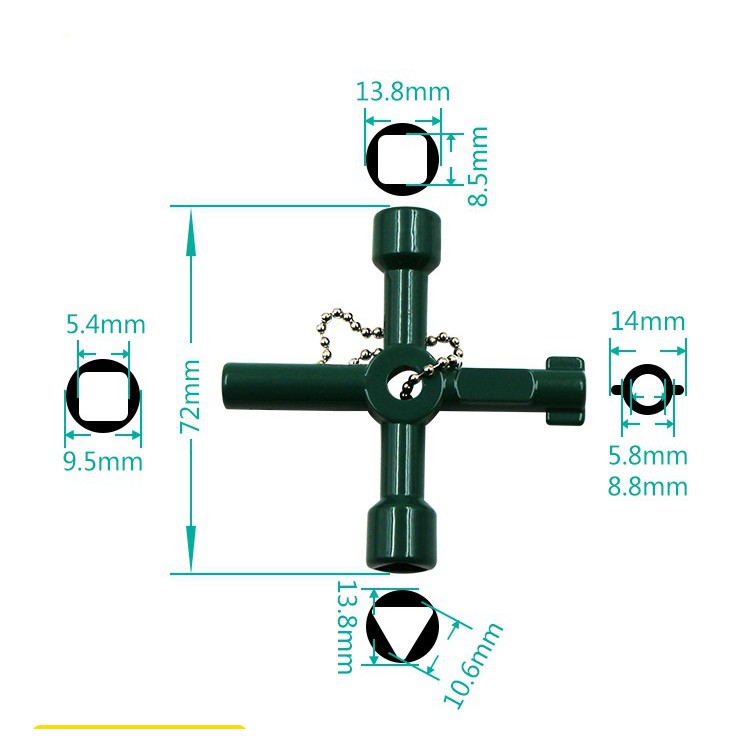 Four in one Multifunctional wrench tool