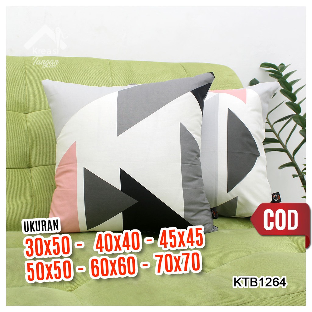 SARUNG BANTAL SOFA 30x50, 40x40, 45x45, 50x50, 60x60, 70x70 KTB1264