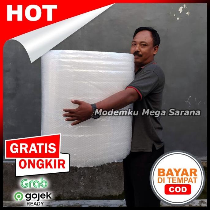 

WOW PLASTIK BUBBLE WRAP TEBAL 1 ROLL 100 METER - LEBAR 62CM - SLEMAN DHF5143VFF
