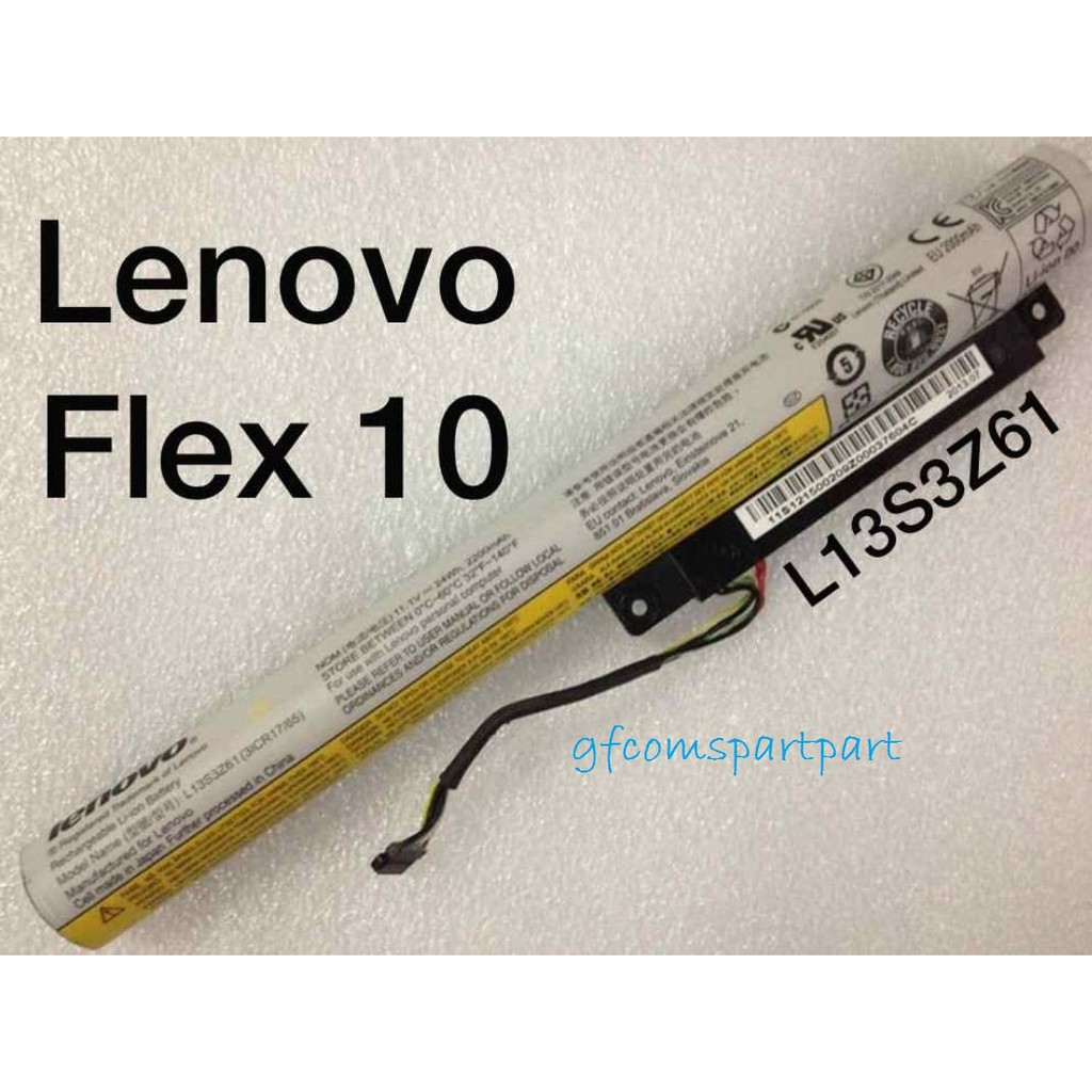 Baterai Original Lenovo IdeaPad Flex 10 Series L13S3Z61 3 CELL