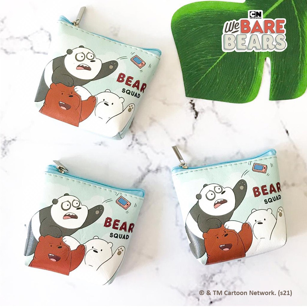 We Bare Bears Coin Purse Blue / Dompet Koin