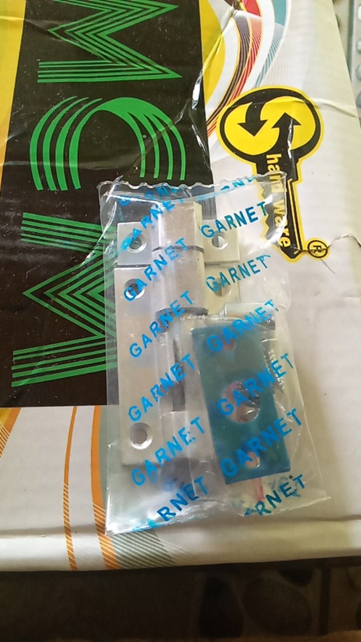 Grendel Alumunium Slot Pintu Jendela 2 Inch / 6 Cm I Selot Alumunium Tebal Skrup Baut