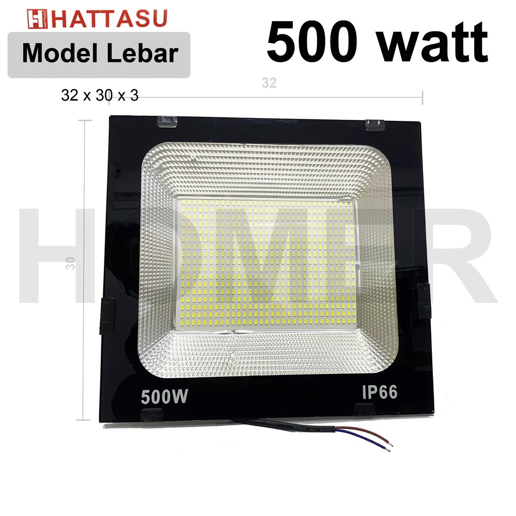 lampu led sorot tembak floodlight outdoor taman SMD 500W 500 watt reflector probest hattasu valpro