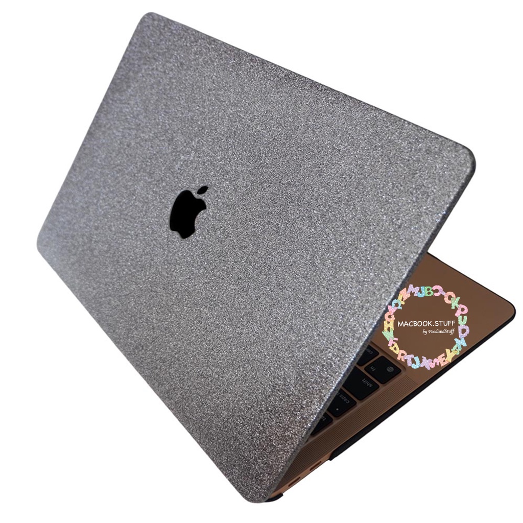 MACBOOK Case SPARKLE ROYAL BLACK NEW AIR PRO RETINA 11 12 13 14 15 16 INCH NON /  WITH CD ROOM / TOUCHBAR / TOUCH ID / M1 2020 2021 2022