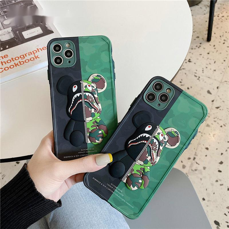 Soft Case Silikon Motif Beruang Untuk Iphone 12 Pro Max 12 11 Pro Max X Xs Max Xr 7 8 Plus Se 2020