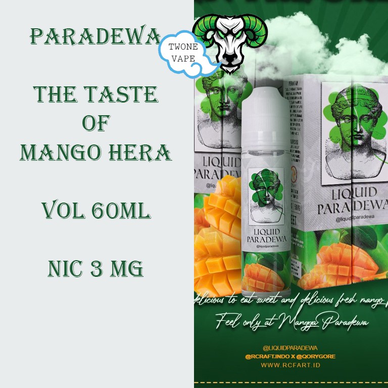 Liquid Paradewa Mangga Hera 60ML by Rcraft Liquid Para Dewa Mango V2