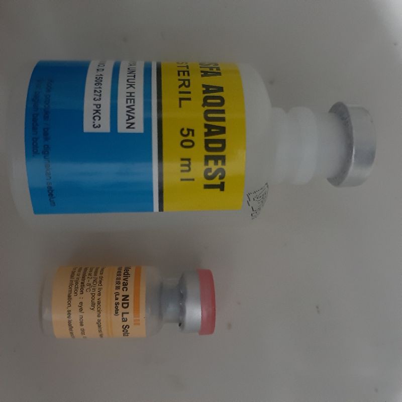 Vaksin Ayam MEDIVAC ND LA SOTA LASOTA 50 ekor suntik injeksi