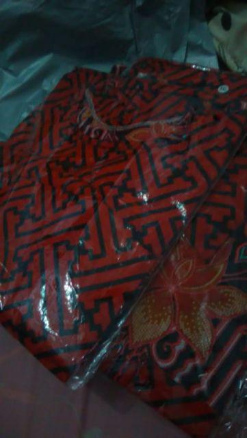 Batik Couple Keluarga Sania Ruffle Ori Ndoro Jowi Dnt Motif Manggar