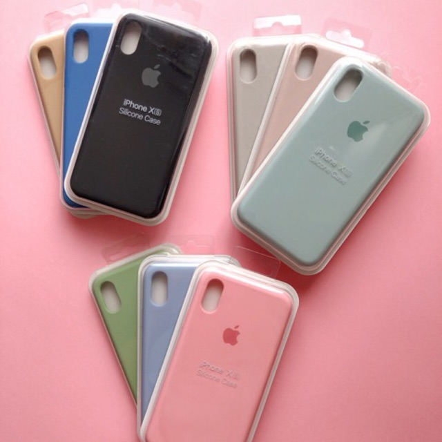 Silicone Case HITAM PINK HIJAU BIRU COKLAT Ip6/6s/6+/6s+/7/7+/8/8+/X/Xs/Xr/XsMax