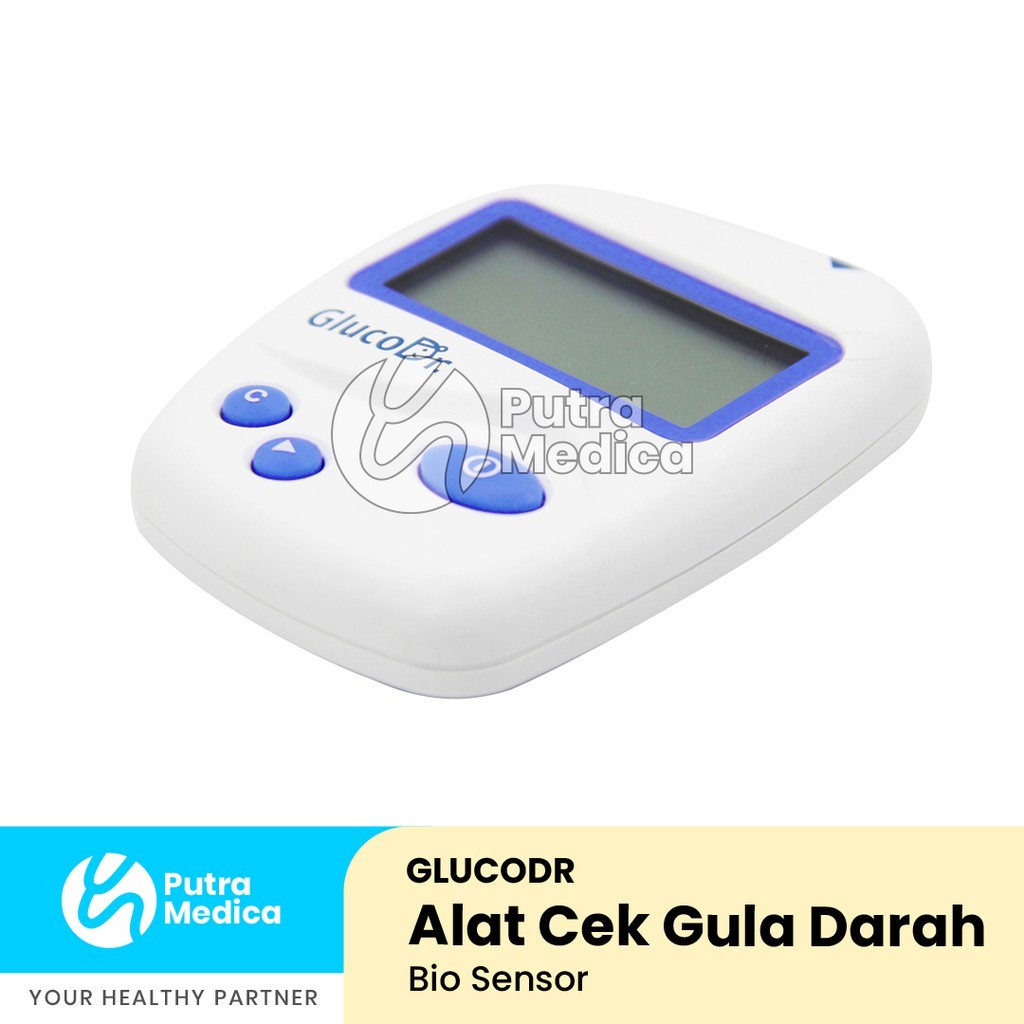 GlucoDr Bio Sensor Alat Cek Gula Darah / Glucometer / Alat Tes Diabet Diabetes