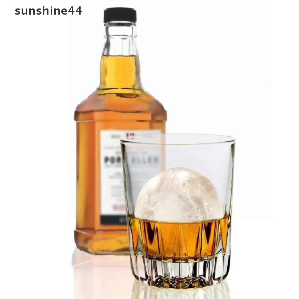 Sunshine Cetakan Es Batu 4 Bola Bahan Silikon Ukuran 2.2 &quot;Untuk Whiskey DIY