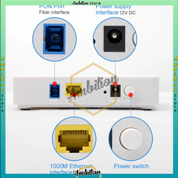 EPON ONU OLT FTTH Ethernet Pasif 1.25G 1-Port FTTH Devieces (with Power suplly))