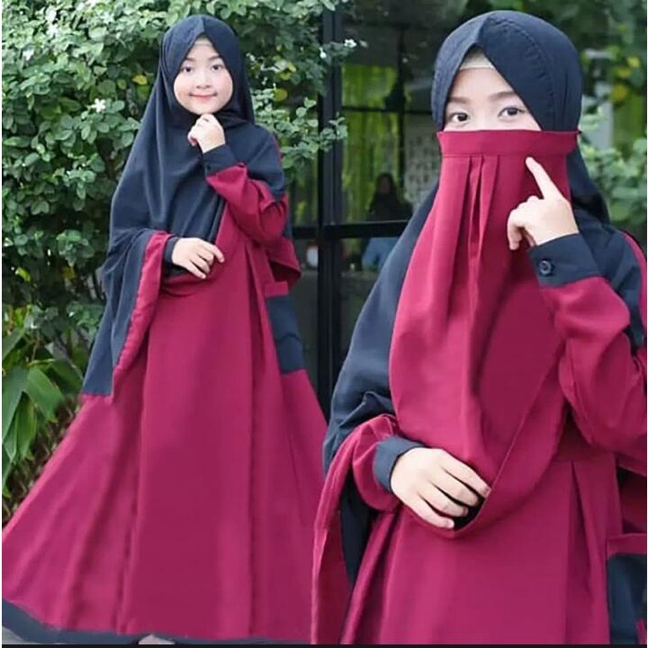 Gamis anak untuk usia 12-13-14-15 tahun set hijab pree cadar/Gamis anak model shalilah set hijab pree cadar/Gamis terlaris/terbaru bahan zara crepe premium/gamis anak remaja trendy/gamis ank remaj tanggu/Gamis anak remaja set hijab