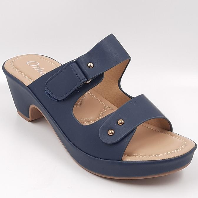 Otha Shoes By Laviola - Sandal Wedges Wanita - H 329 OWK NAVY